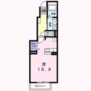 デフィー倉富Bの間取り画像