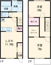 MAISONETTE LAND 宇治 Aの間取り画像