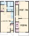 メゾネット 彩の間取り画像