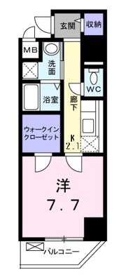 ランドマークタウン紅梅通りの間取り画像