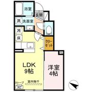 グランモア三好 Aの間取り画像