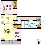 D Paina 菅北浦の間取り画像