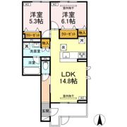サンサリーレの間取り画像