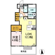 リベルテ下津の間取り画像