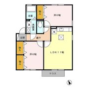 セジュール・アーク B棟の間取り画像