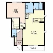 ラメール59 Cの間取り画像