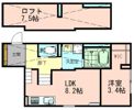 スマイシアAPARTMENT西富田の間取り画像