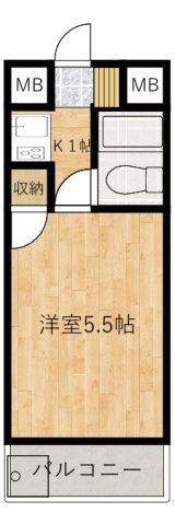 スタープラザ三筋の間取り画像