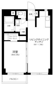 青砥ハイツの間取り画像