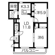 大光13番館の間取り画像