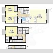 Greenwich houseの間取り画像
