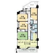 サーパス石井町の間取り画像