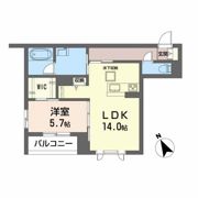 レアリゼ長町の間取り画像