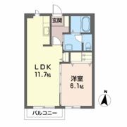 メゾン・ラークBの間取り画像