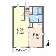 メゾン・ラークBの間取り画像