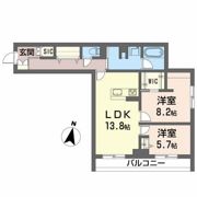ベレオ大町の間取り画像