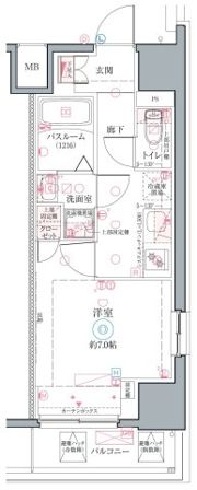 クレヴィスタ名駅南の間取り画像