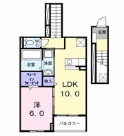 AZガーデン・ソレイユの間取り画像