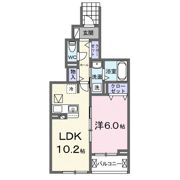 クレシェントの間取り画像