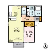ハイツエスペランサ Aの間取り画像