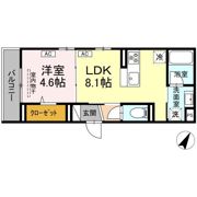 フラクタス南林間の間取り画像
