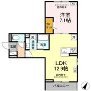 フラクタス南林間の間取り画像