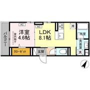 フラクタス南林間の間取り画像
