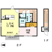 ドゥ プラージュの間取り画像