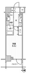 ｽﾃｰｼﾞｸﾞﾗﾝﾃﾞ錦糸町Ⅱの間取り画像