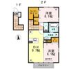 シェルト下川東の間取り画像