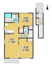 ルミエールテラスの間取り画像