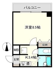 ネスト翠の間取り画像