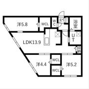 ラグランジュ円山の間取り画像