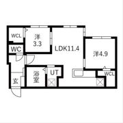 ラグランジュ円山の間取り画像