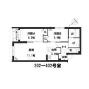 グランメール平和通公園の間取り画像