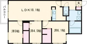 ZABO HILLS MISONOの間取り画像