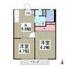 岡本ハイツの間取り画像