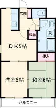 ピースハイツの間取り画像