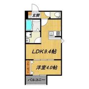 LECOCON稲沢Ⅳの間取り画像