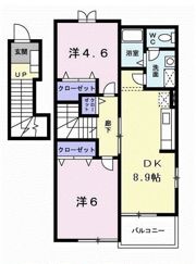 カーサコルテⅡの間取り画像