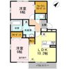 Dーroom上影 Aの間取り画像