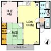 グリーンタウン上安 壱番館の間取り画像