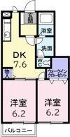 カーサ・ブローテの間取り画像