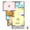 エルミタージュ Aの間取り画像