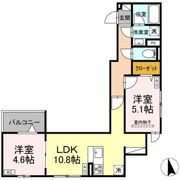 セレスティア前野町の間取り画像