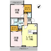 YAMAZAKIコーポラスの間取り画像