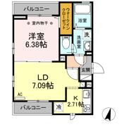 フォンテーヌの間取り画像