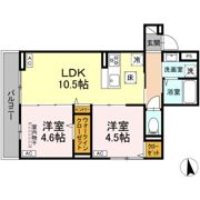 セレスティア新小岩の間取り画像