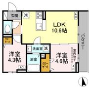 セレスティア新小岩の間取り画像
