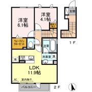 パストラル A棟の間取り画像